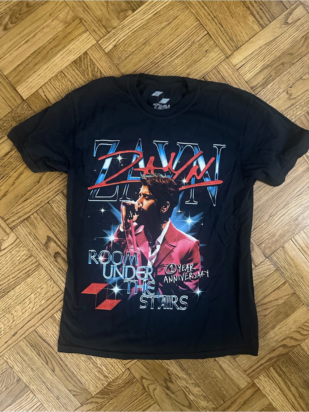 Zayn Limited Edition Room Under the Stairs Anniversary T shirt - Medium - NWOT